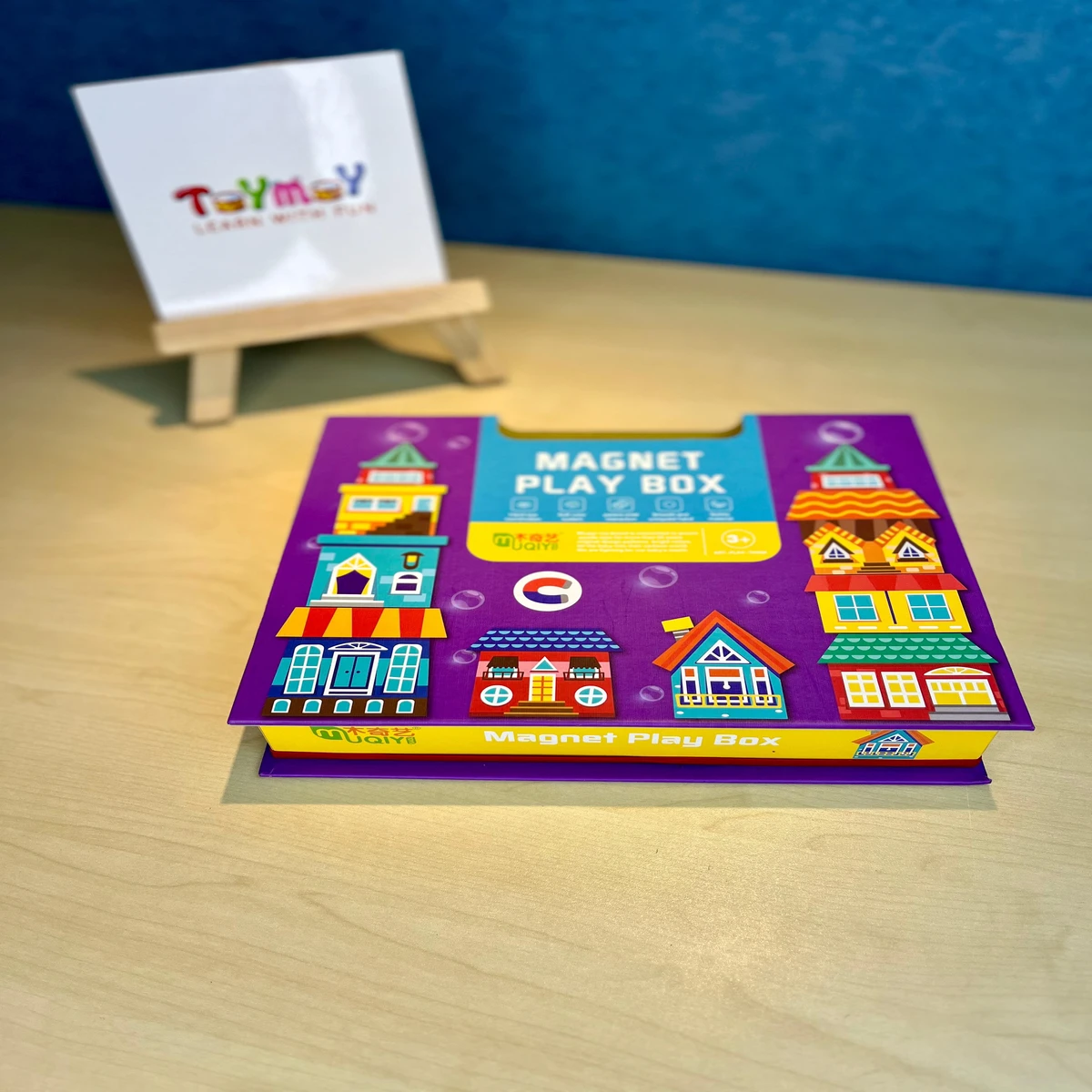 Magnet Play Box Puzzle Blocks (House Tent) - Image 3