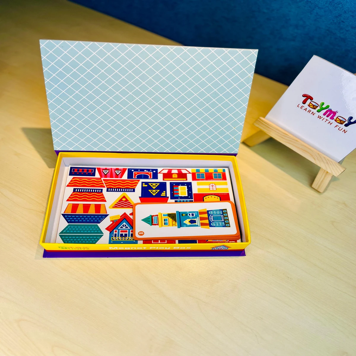 Magnet Play Box Puzzle Blocks (House Tent) - Image 4
