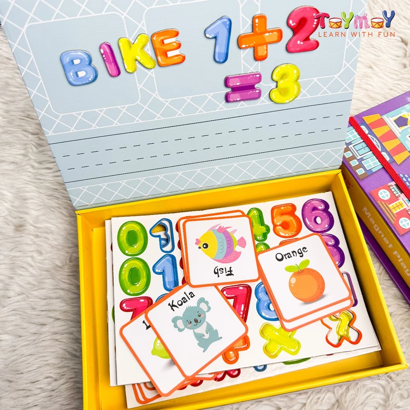 Magnet Play Box Puzzle Blocks (Alphanumeric) - Image 2