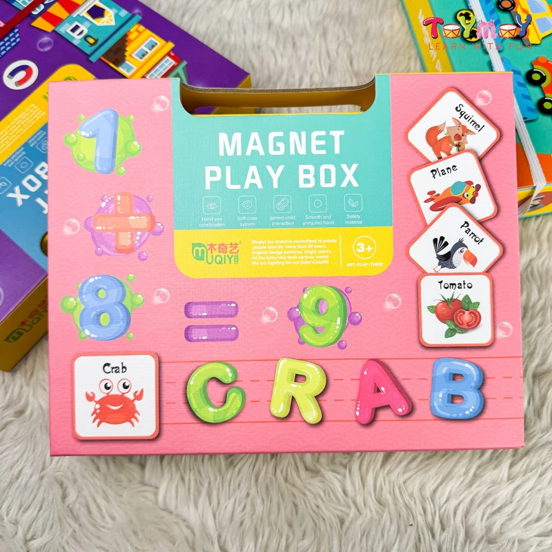 Magnet Play Box Puzzle Blocks (Alphanumeric) - Image 3